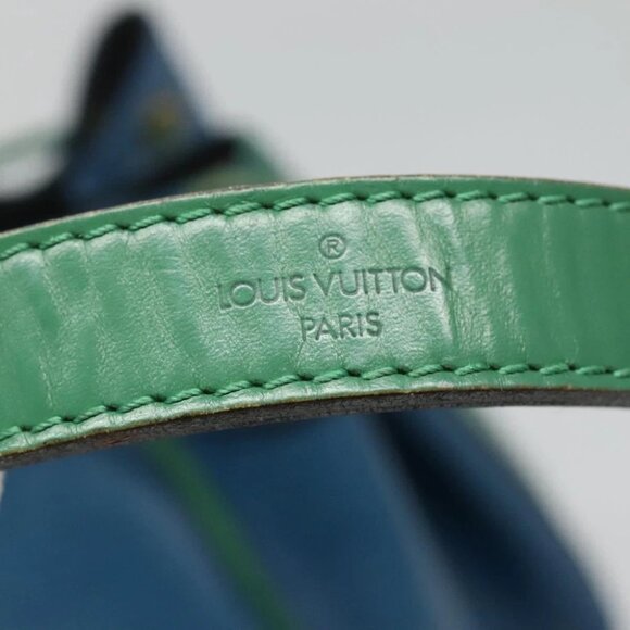 LOUIS VUITTON Epi Noe Shoulder Bag Bicolor Green Blue M44044 LV Auth BD1771 - Picture 16 of 16